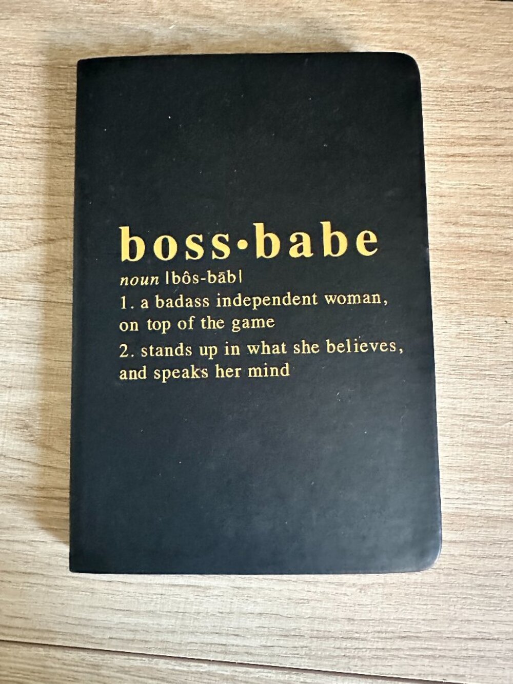 Boss Babe Line Ruled Notebook